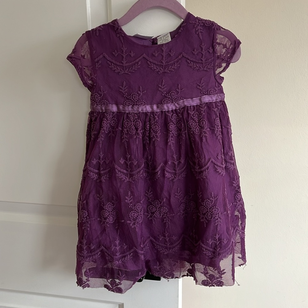 18-24M Purple Lace Dress